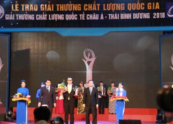 C.P. Việt Nam nhận giải thưởng chất lượng quốc gia